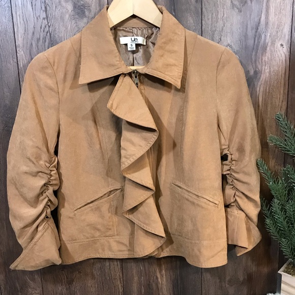 Ya Los Angeles faux suede jacket, size Small - Picture 3 of 7